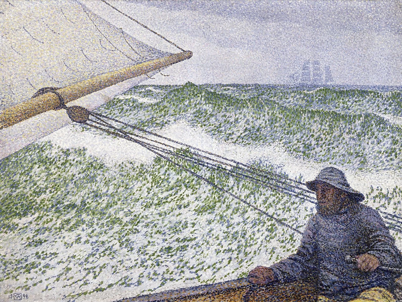 L'uomo al timone - 1892, Museo d'Orsay, Parigi